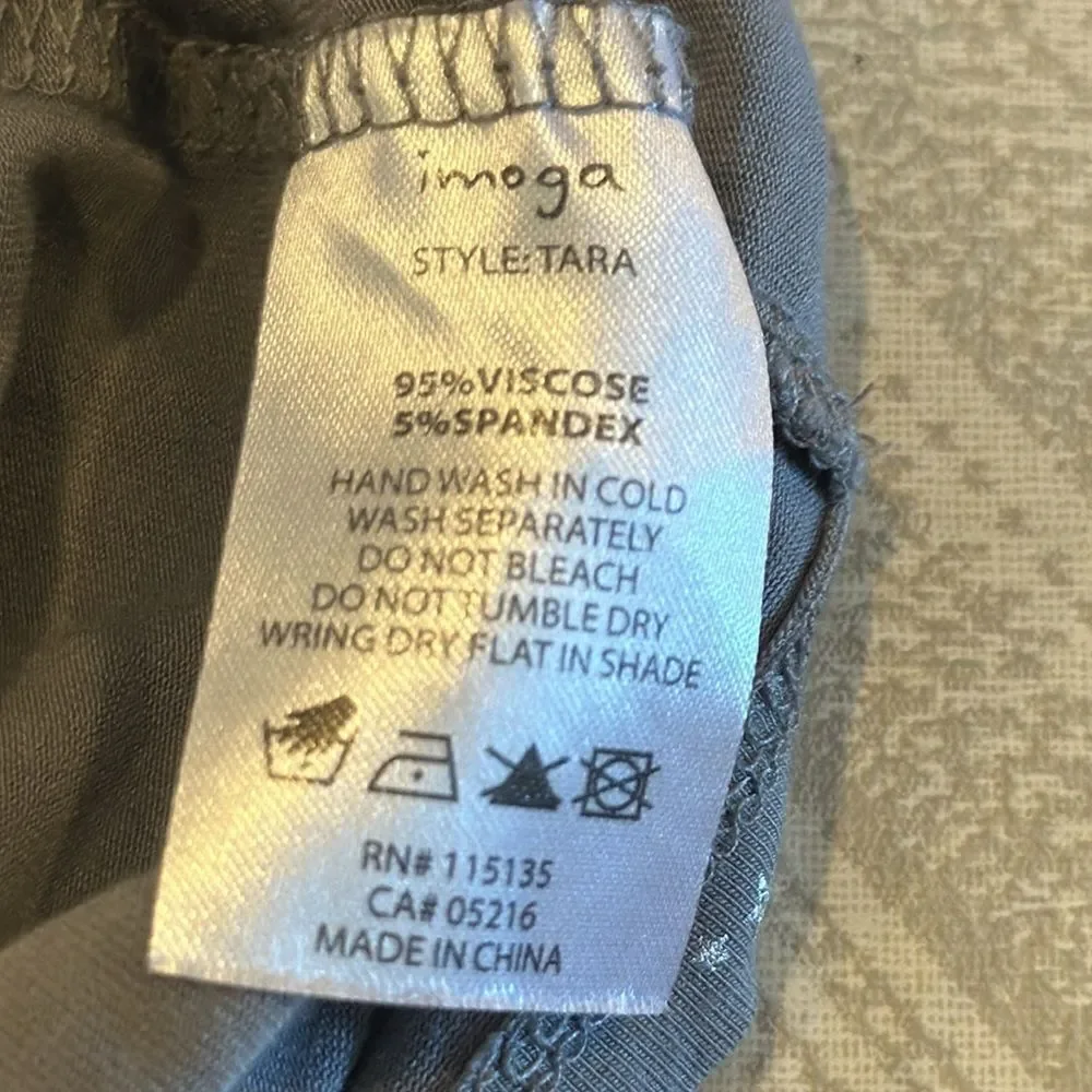 Imoga Girls Grey Tank Dress with Silver Stars - Size 8